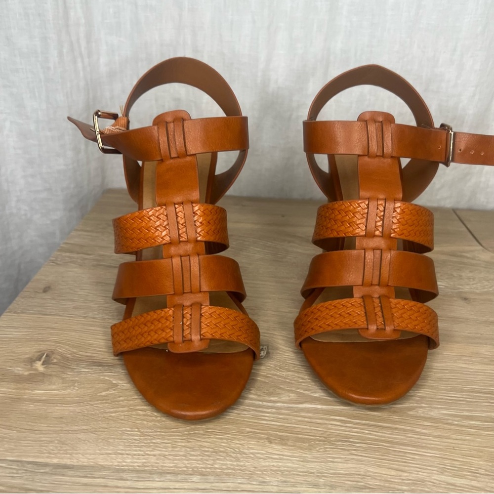 Strappy heels